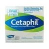 Cetaphil Gentle Cleansing Bar, 4.5 oz Each, Pack of 6, Non-Irritating Face and Body Soap for Sensitive and Dry Skin