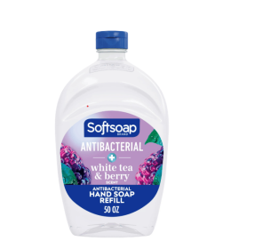 Softsoap Antibacterial Liquid Hand Soap Refill, White Tea and Berry, 50 Fluid Ounce Bottle