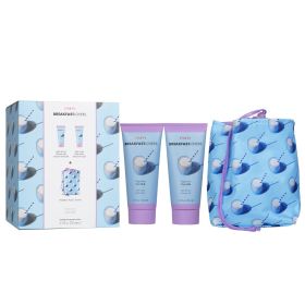 PUPA - Breakfast Lovers Kit 1 Oat Milk: Shower Milk 200ml + Body Lotion 200ml + Purse 379101 2pcs+1bag