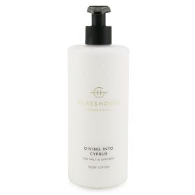 GLASSHOUSE - Body Lotion - Diving Into Cyprus (Sea Salt & Saffron) 400ml/13.53oz