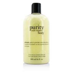 PHILOSOPHY - Purity Made Simple For Body 3-in-1 Shower, Bath & Shave Gel 157322 480ml/16oz