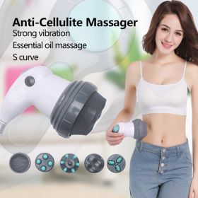 Electric Noiseless Vibration Kneading And Massage Roller Full Body Massager (Option: US Plug-110V)
