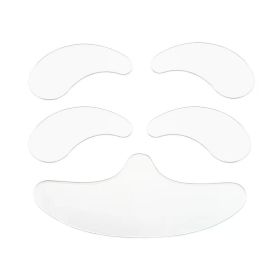 Silicone Face & Neck Lift Patches Anti Rimpel Pads Wrinkle Removal Sticker Face Forehead Neck Eye Sticker Pad Lifting Care (Color: 5PCs)
