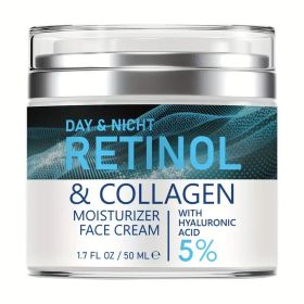 ENVISHA Face Skin Care Retinol Collagen Cream Anti-aging Wrinkle Deep Hydration Moisturizing Skin Health Whitening Exfoliation (Net-weight: 50ml, Color: TM-001)