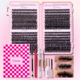 Individual False Eyelashes Mix High-capacity Natural DIY Extension Lashes Cluster Multi Style Fusion eye Makeup tool (Color: 6080 100120)