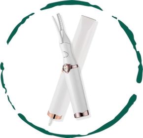 Electric Eyelash Curler (Color: White)