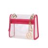 MKF Collection Gia Women's clear PVC Crossbody Bag by Mia K