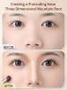 2PCS Cangzhou Sickle Nose Shadow Brush for Sculpting, Nose Wing Halo Dyeing, Super Soft Makeup Brush, Diagonal Nose Brush Tool